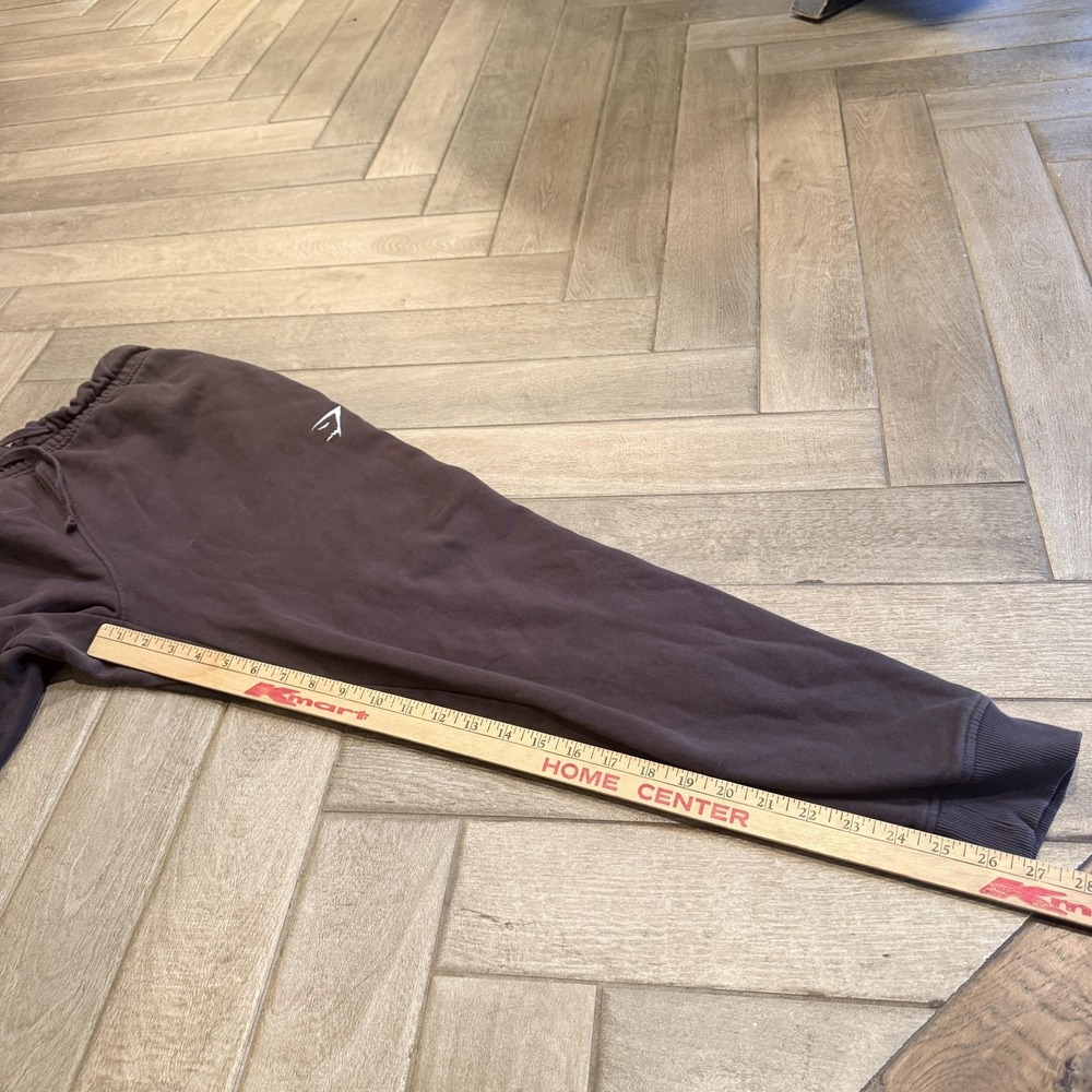 Gymshark Jogger Pants Mens L gray Sweatpants Tapered Drawstring Pockets - Picture 9 of 14
